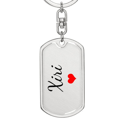Xiri Keychain – Custom Name Keychain for Women