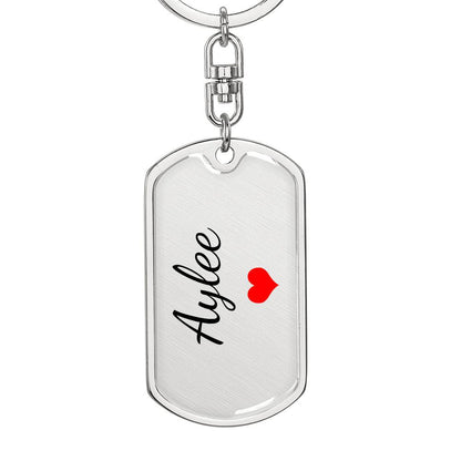 Aylee Keychain – Custom Name Keychain for Women
