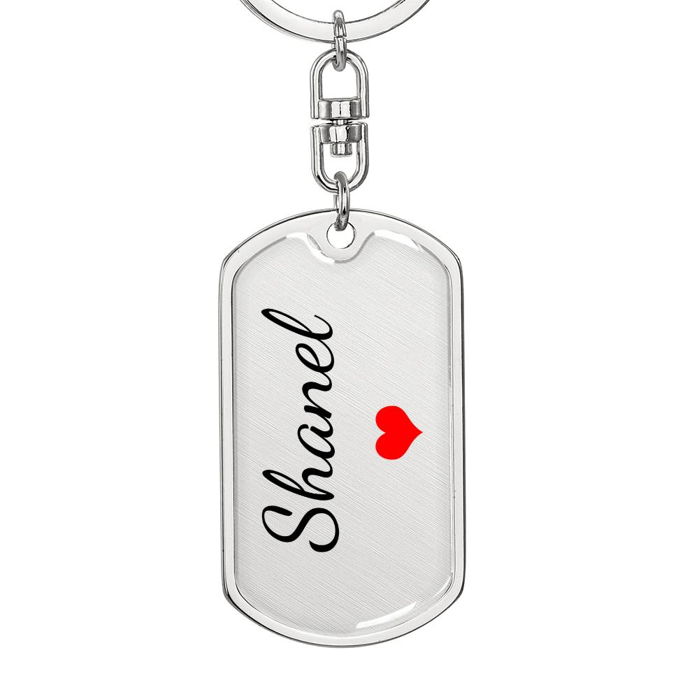 Shanel Keychain – Custom Name Keychain for Women