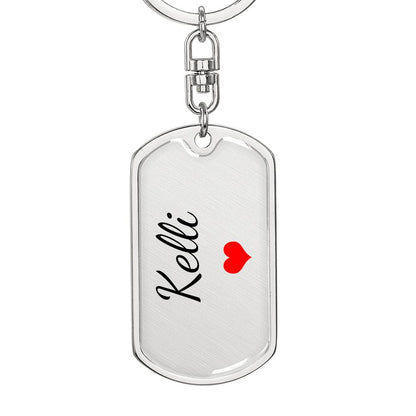 Kelli Keychain – Custom Name Keychain for Women
