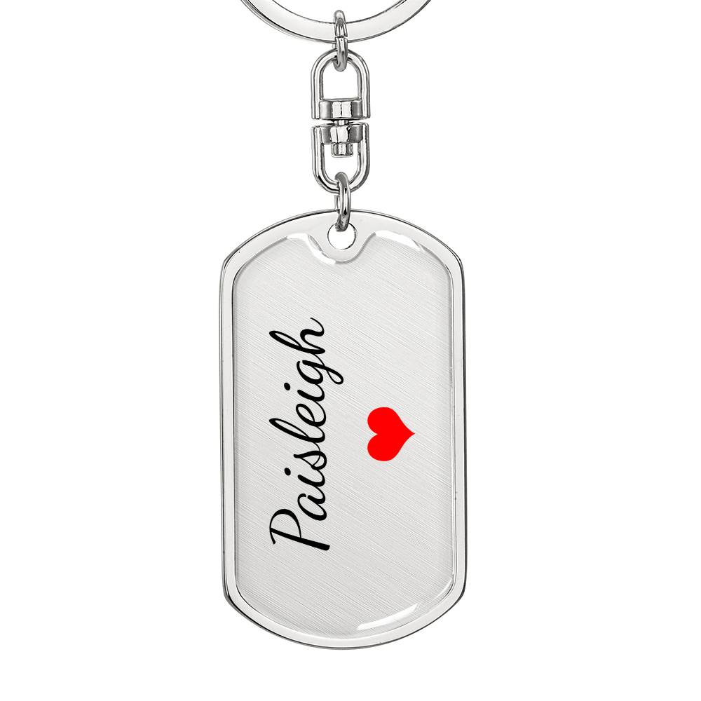 Paisleigh Keychain – Name Keychain Gift