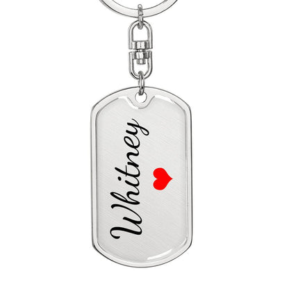 Whitney Keychain – Name Keychain for Women