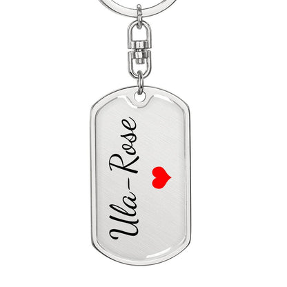 Ula-Rose Keychain – Name Keychain Gift