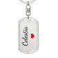 Celestia Keychain – Name Keychain Gift