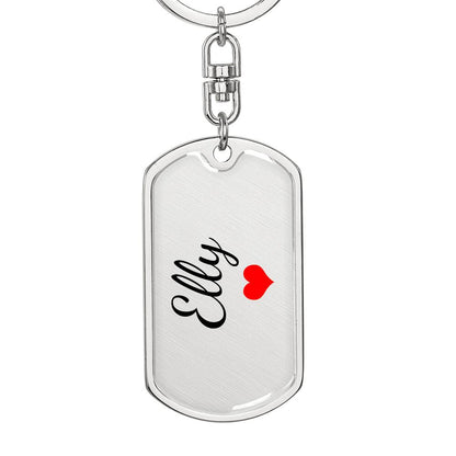 Elly Keychain – Custom Name Keychain for Women
