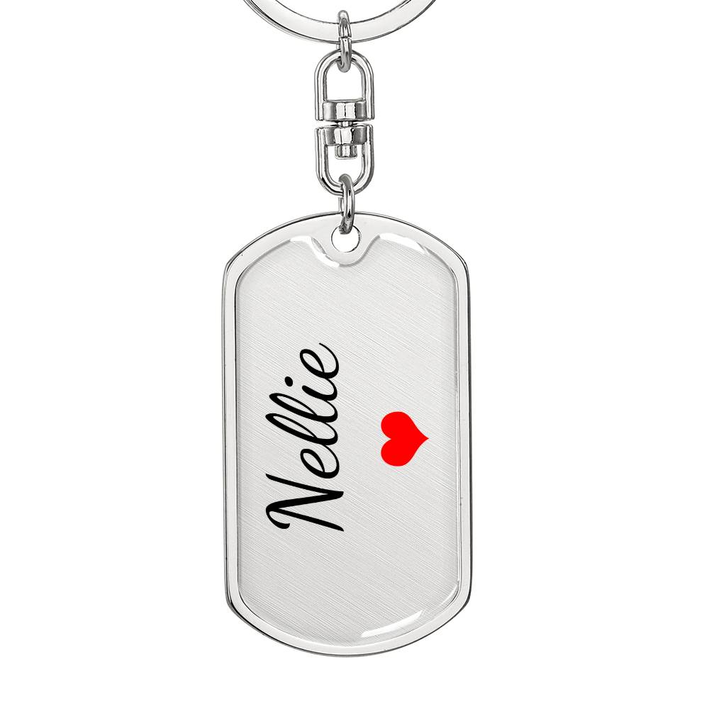 Nellie Keychain – Custom Name Keychain for Women