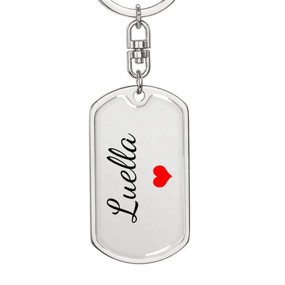 Luella Keychain – Custom Name Keychain for Women