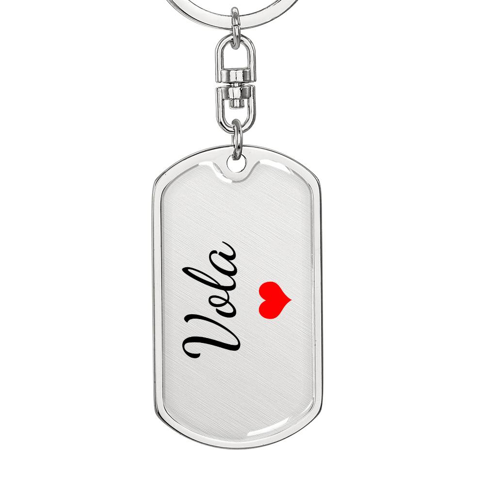 Vola Keychain – Custom Name Keychain for Women