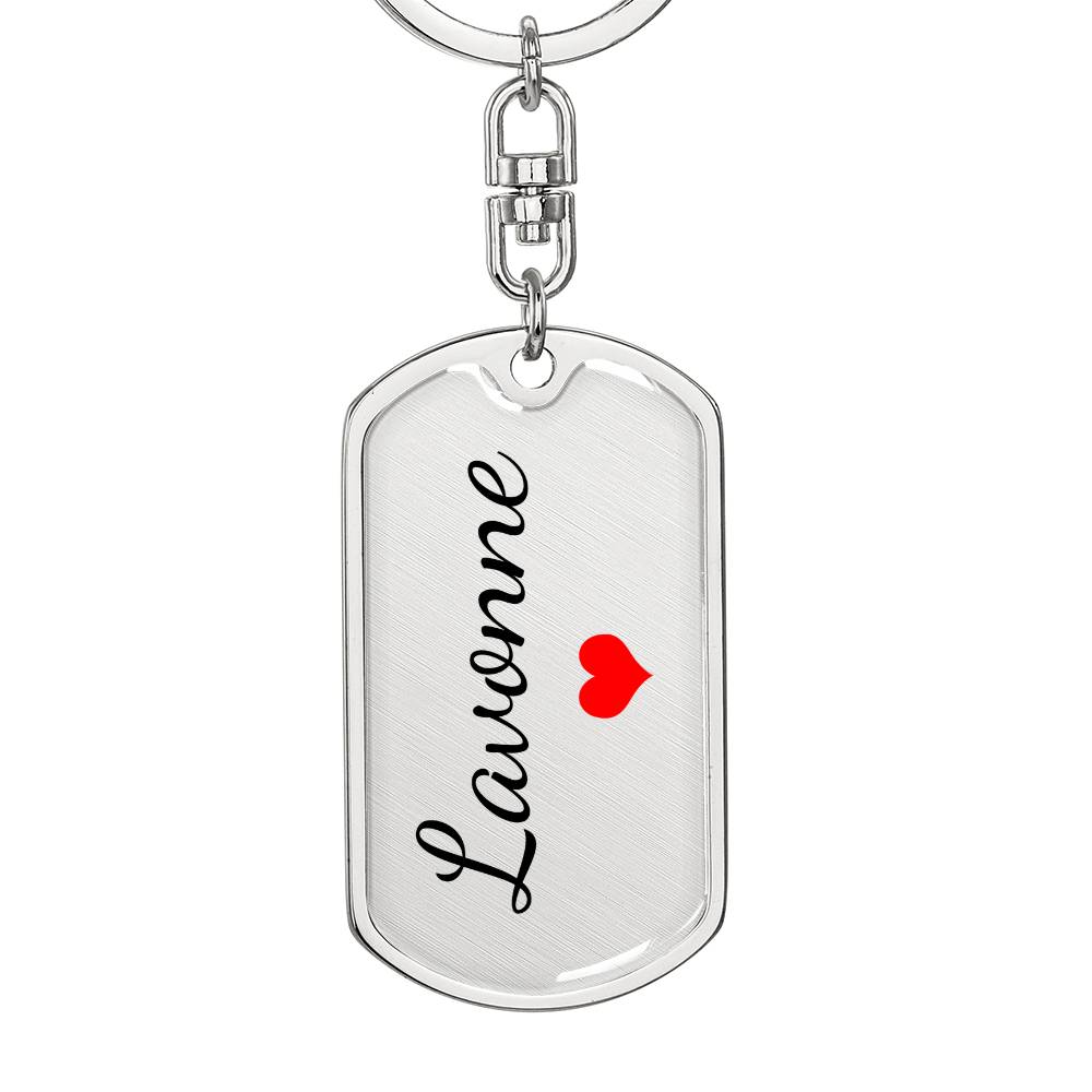 Lavonne Keychain – Name Keychain for Women