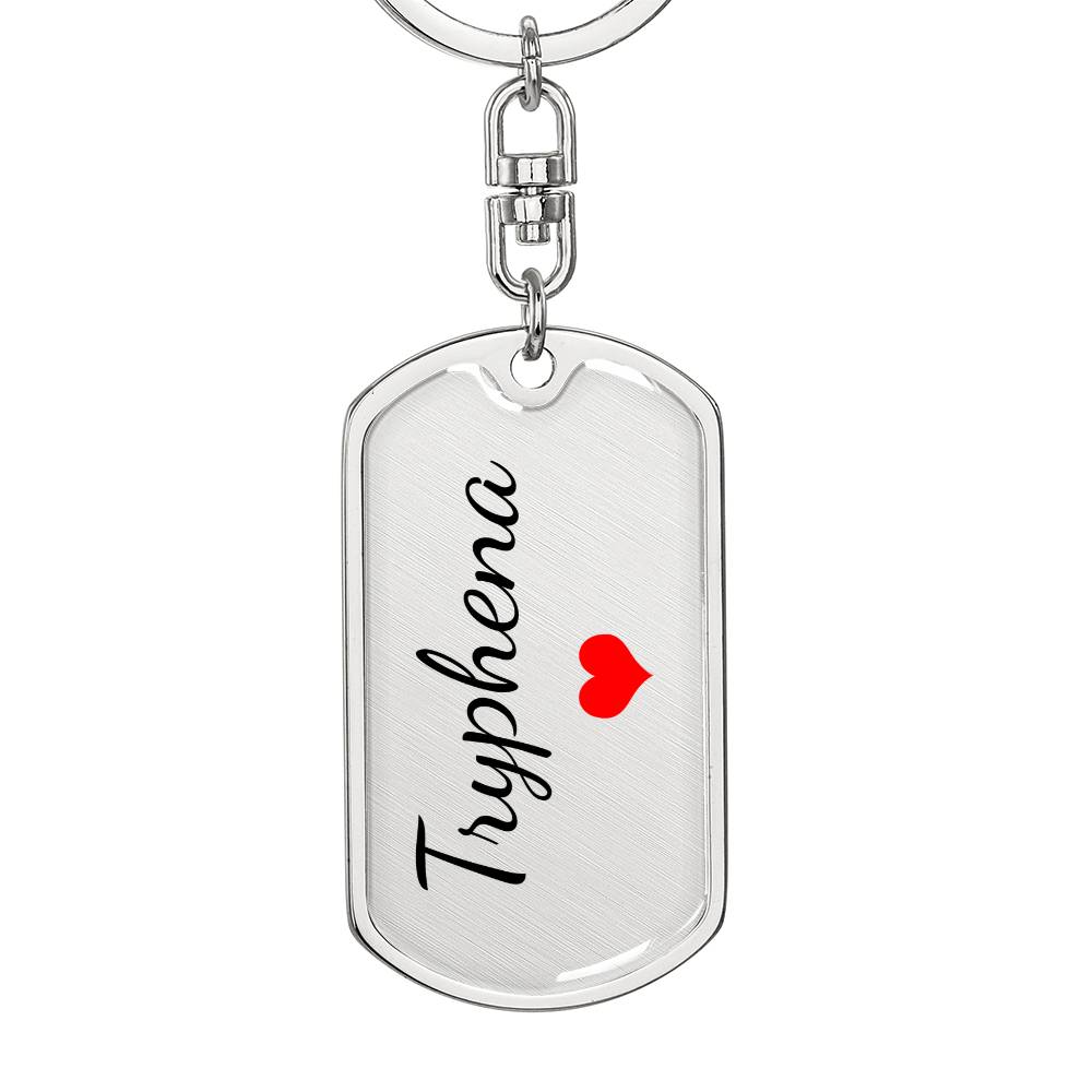 Tryphena Keychain – Name Keychain Gift