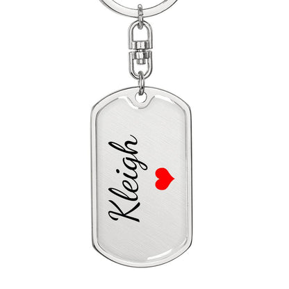 Kleigh Keychain – Custom Name Keychain for Women