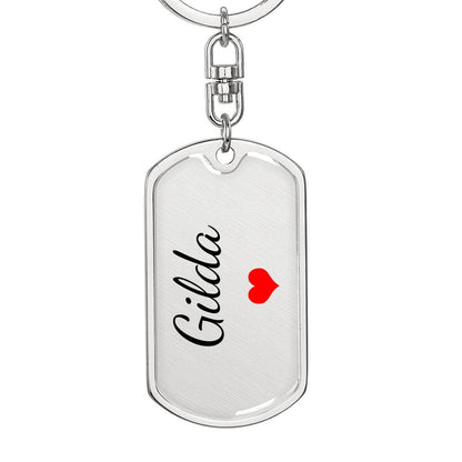 Gilda Keychain – Custom Name Keychain for Women