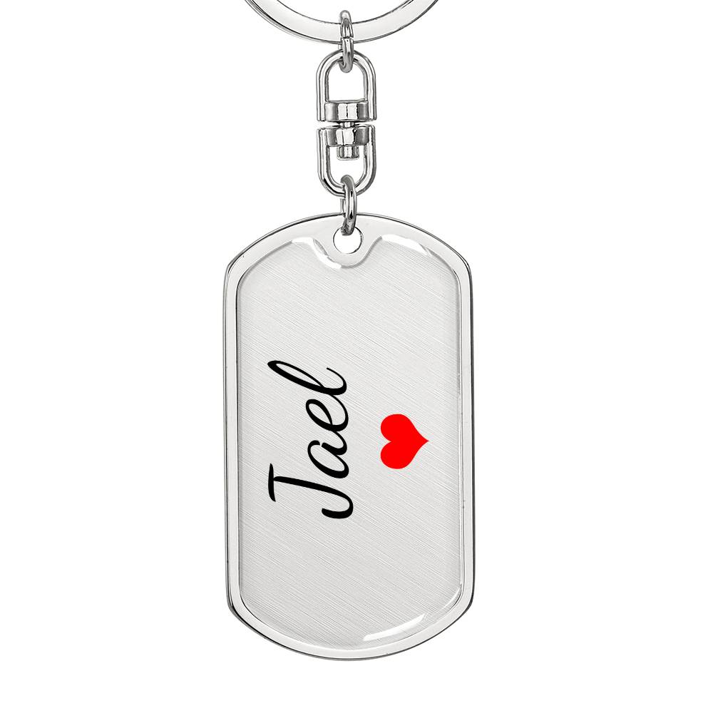 Jael Keychain – Custom Name Keychain for Women
