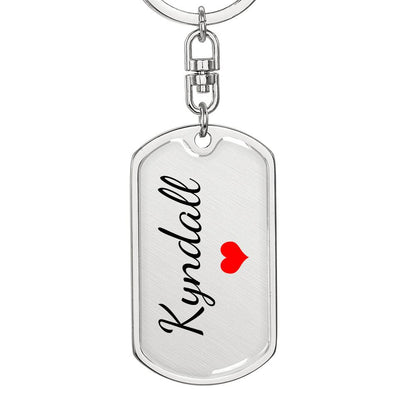Kyndall Keychain – Name Keychain for Women