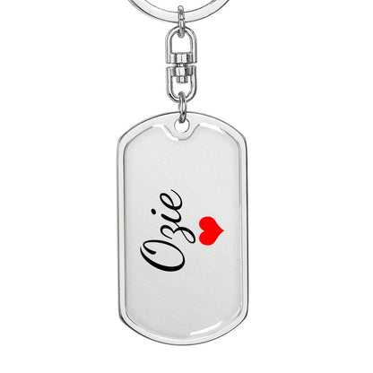 Ozie Keychain – Custom Name Keychain for Women