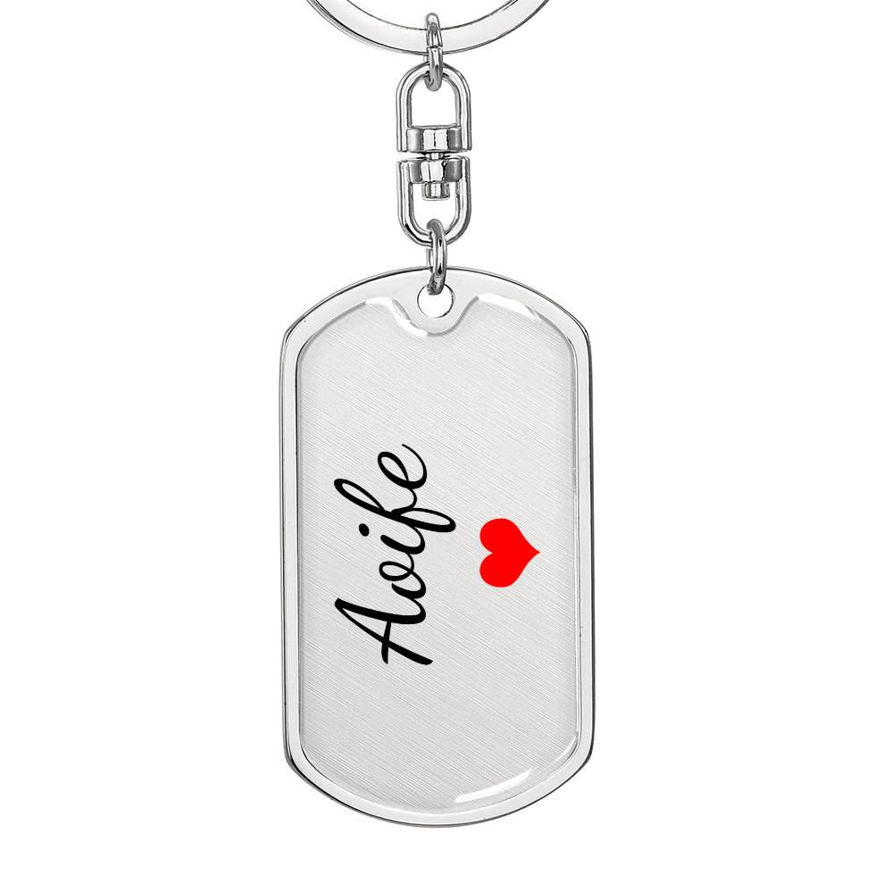Aoife Keychain – Custom Name Keychain for Women