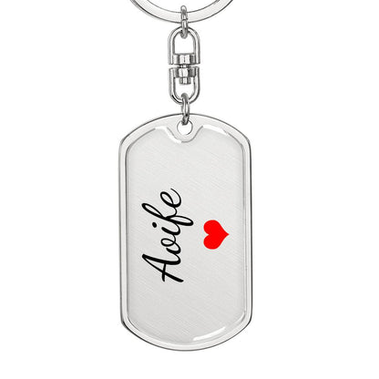 Aoife Keychain – Custom Name Keychain for Women