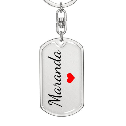 Maranda Keychain – Name Keychain for Women