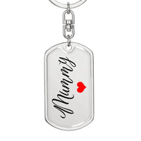 Load image into Gallery viewer, Custom Mummy Keychain, Personalized Mummy Gift for Mothering Sunday, UK Mothers Day Gifts
