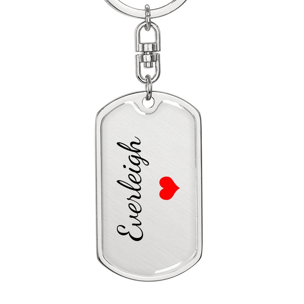 Everleigh Keychain – Name Keychain Gift