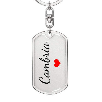 Cambria Keychain – Name Keychain for Women