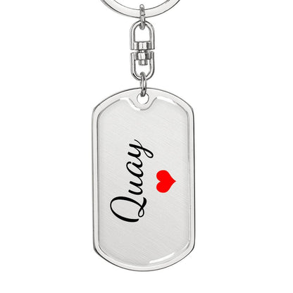 Quay Keychain – Custom Name Keychain for Women
