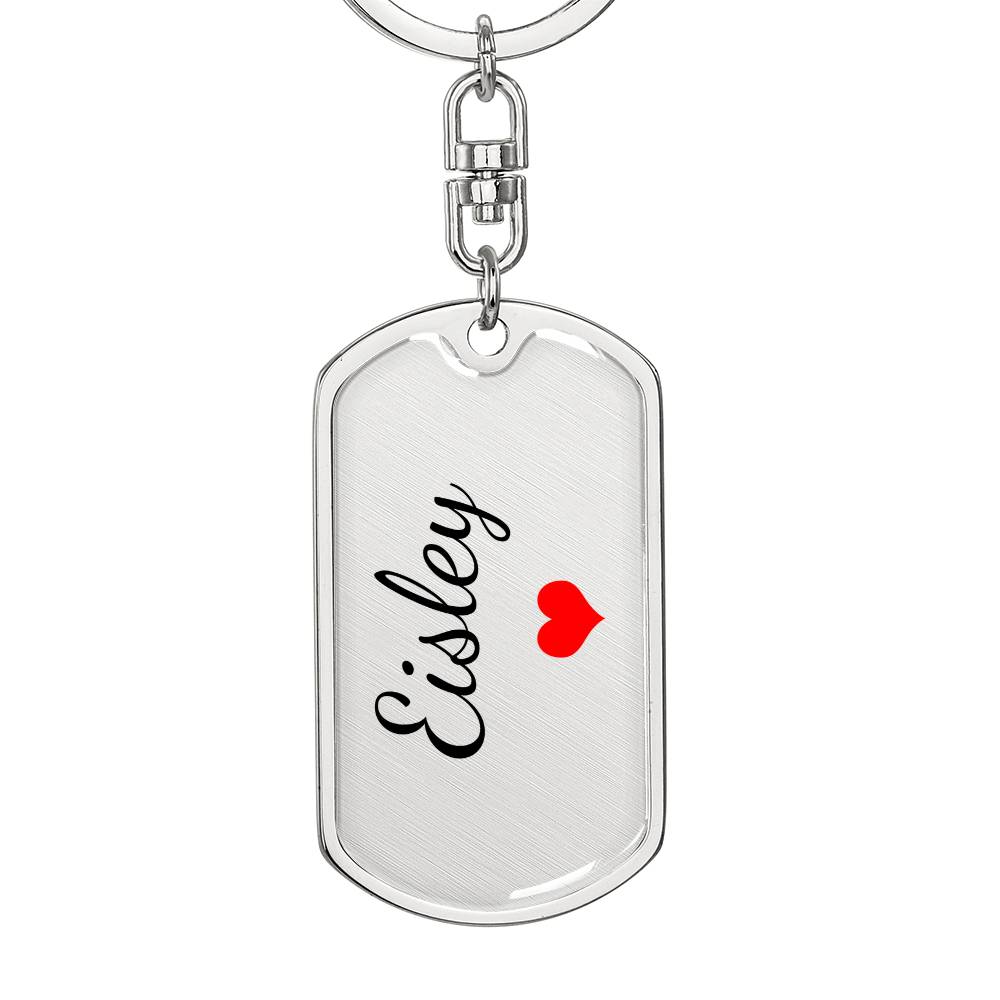 Eisley Keychain – Custom Name Keychain for Women