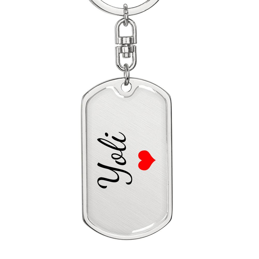 Yoli Keychain – Custom Name Keychain for Women