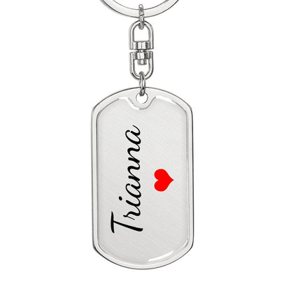 Trianna Keychain – Name Keychain for Women