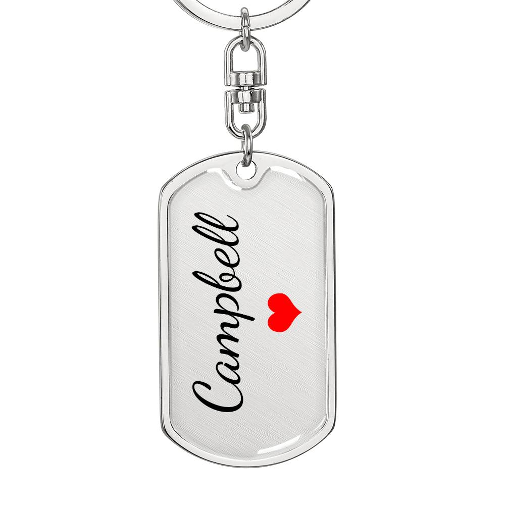 Campbell Keychain – Name Keychain Gift