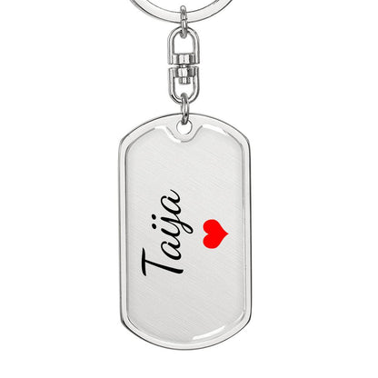 Taija Keychain – Custom Name Keychain for Women