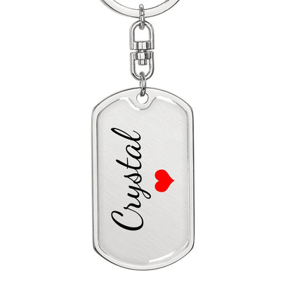 Crystal Keychain – Name Keychain for Women