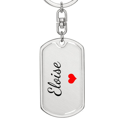 Eloise Keychain – Custom Name Keychain for Women