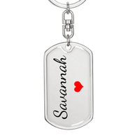 Load image into Gallery viewer, Savannah Keychain – Name Keychain Gift
