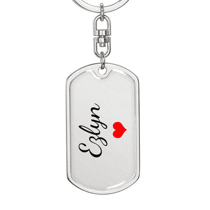 Ezlyn Keychain – Custom Name Keychain for Women