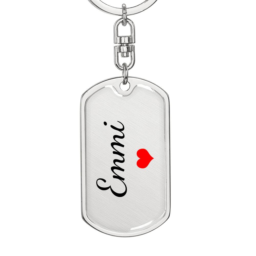 Emmi Keychain – Custom Name Keychain for Women