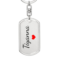 Load image into Gallery viewer, Tiyanna Keychain – Name Keychain for Women
