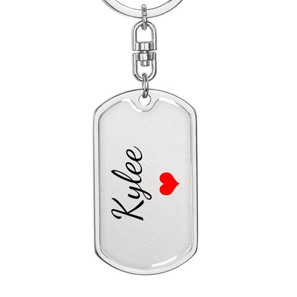 Kylee Keychain – Custom Name Keychain for Women