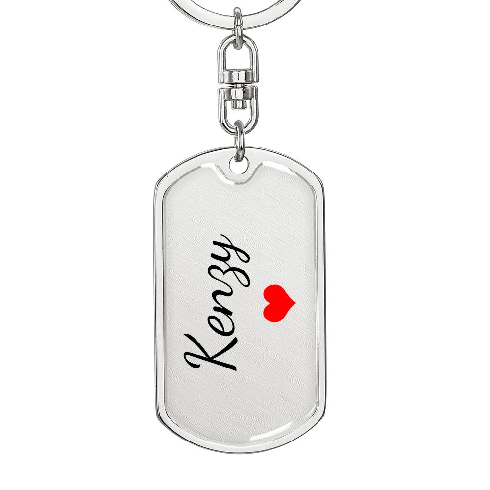 Kenzy Keychain – Custom Name Keychain for Women