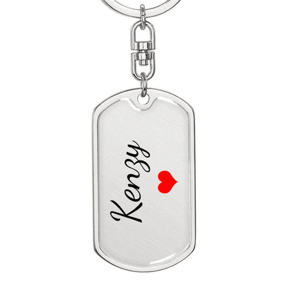 Kenzy Keychain – Custom Name Keychain for Women