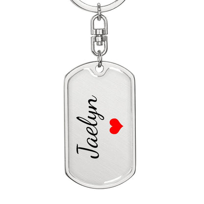 Jaelyn Keychain – Custom Name Keychain for Women