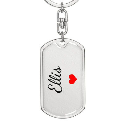 Ellis Keychain – Custom Name Keychain for Women