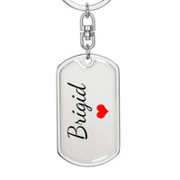 Load image into Gallery viewer, Brigid Keychain – Custom Name Keychain for Women
