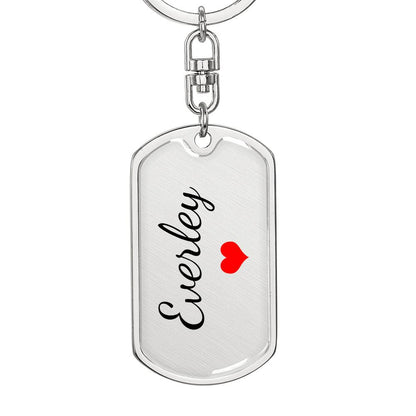 Everley Keychain – Name Keychain for Women