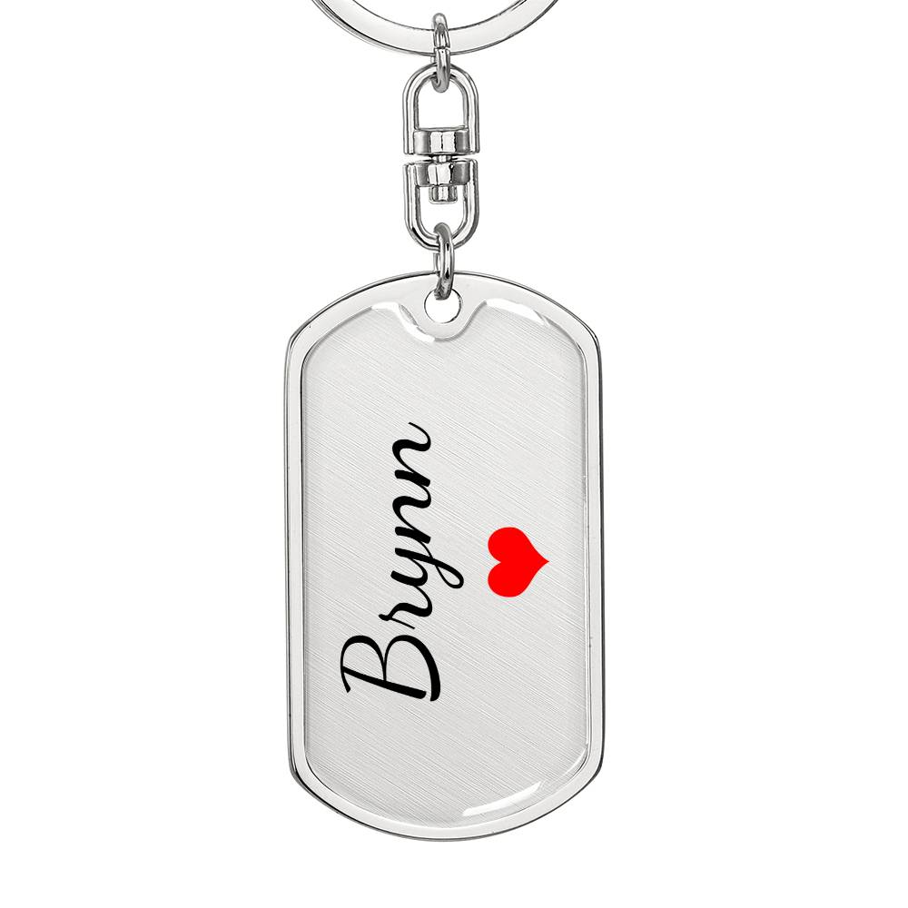 Brynn Keychain – Custom Name Keychain for Women