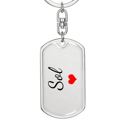 Sol Keychain – Custom Name Keychain for Women