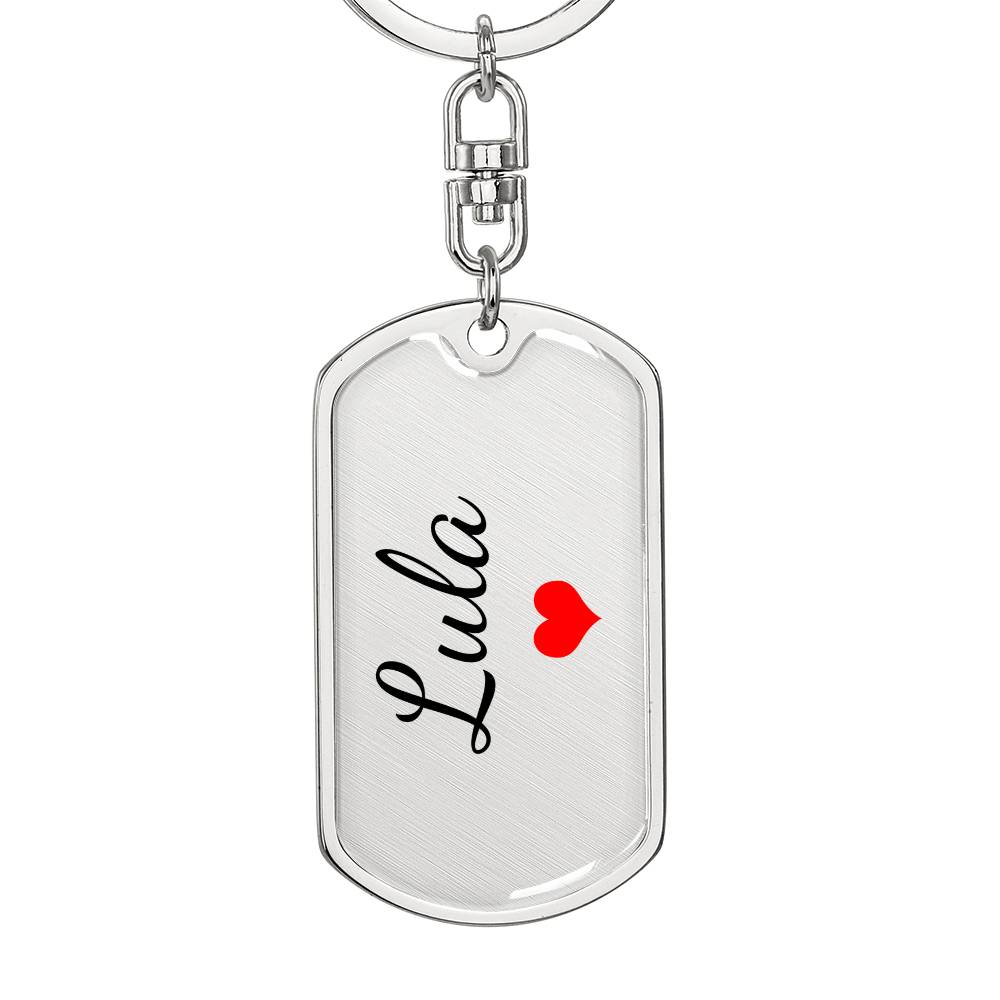 Lula Keychain – Custom Name Keychain for Women