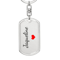 Load image into Gallery viewer, Jaqueline Keychain – Name Keychain Gift
