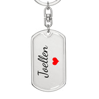 Load image into Gallery viewer, Joellen Keychain – Name Keychain for Women
