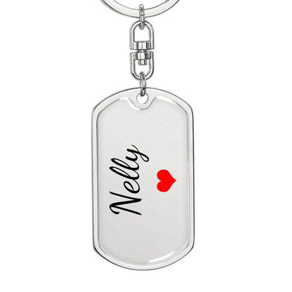 Nelly Keychain – Custom Name Keychain for Women